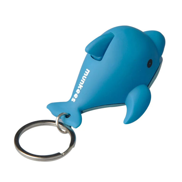 Munkees Fun Keychain Dolphin LED Light w/ Sound