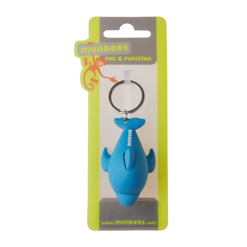 Munkees Fun Keychain Dolphin LED Light w/ Sound