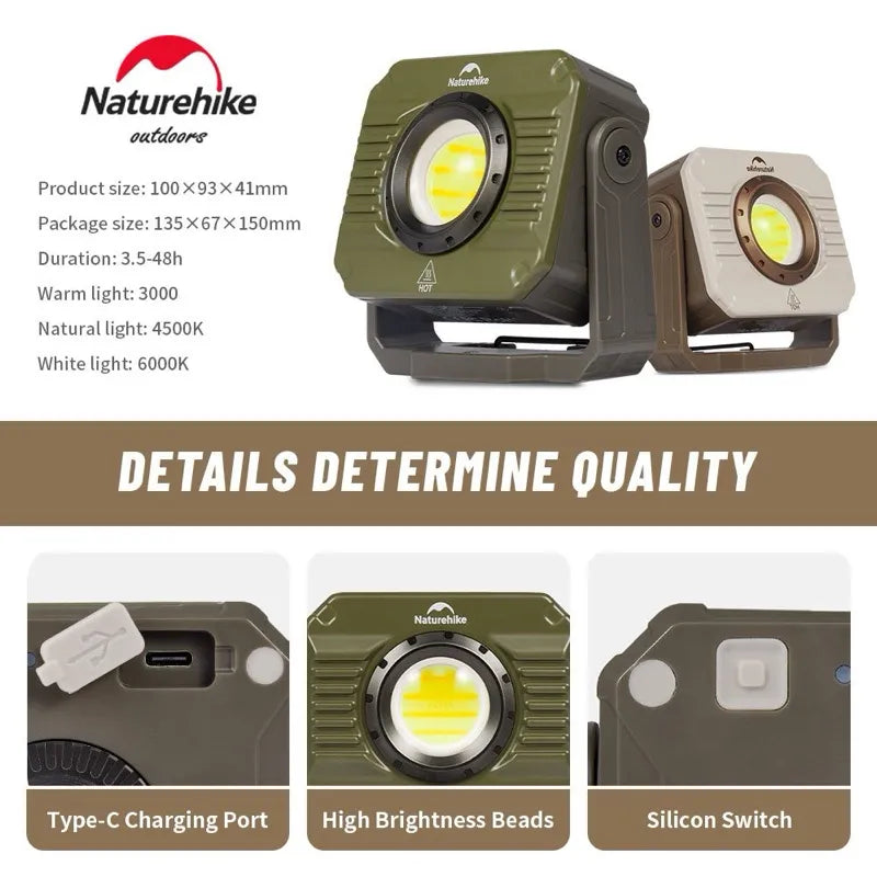 Naturehike Outdoor Floodlight 1200 Lumens