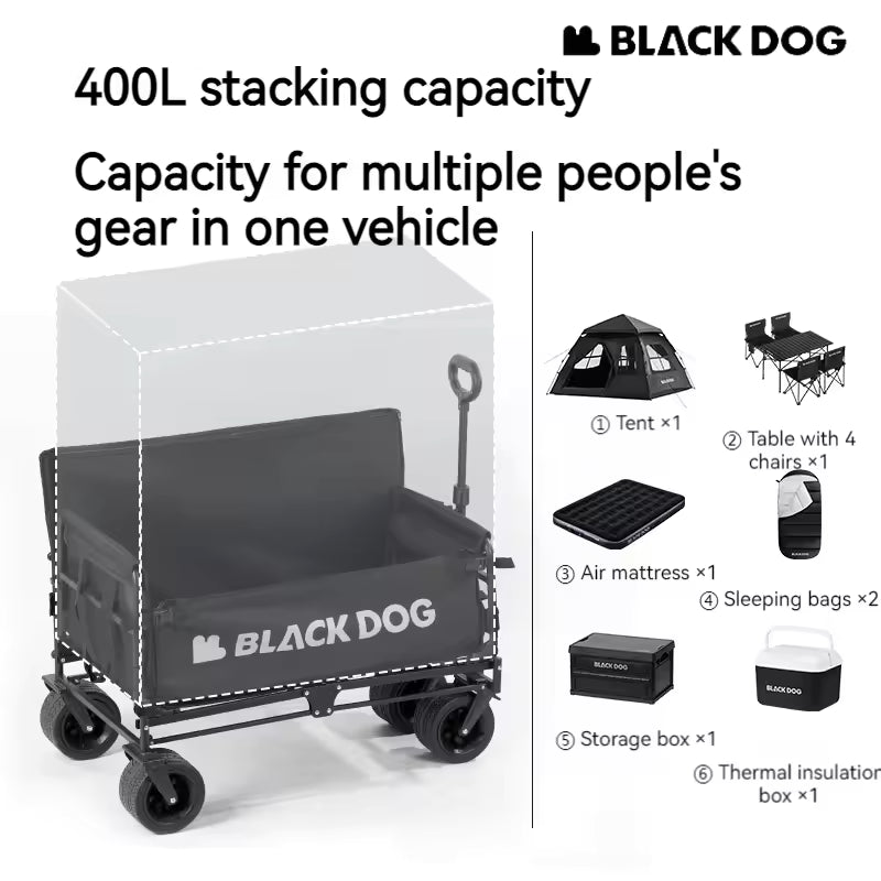Blackdog Traveller Multifunctional Camping Wagon