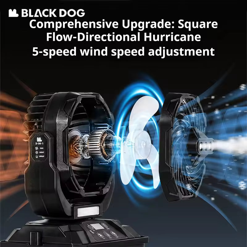 Blackdog Strike Pro Outdoor Camping Fan