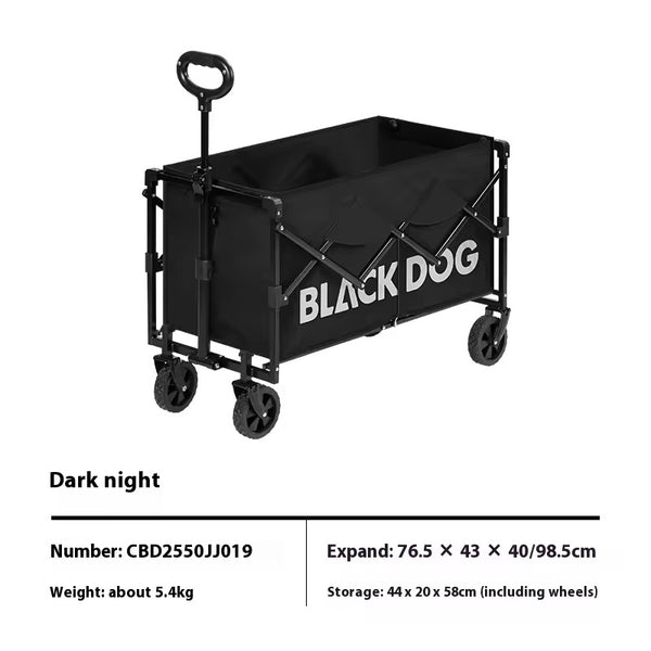 Blackdog Star Tracks Flat Folding Camping Cart