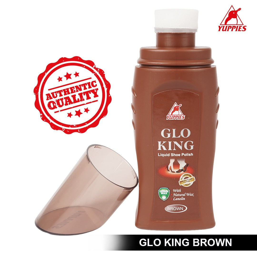 Yuppies Glo-king Liquid Shoe Polish 75ml
