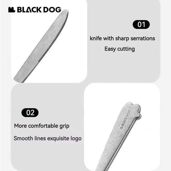Blackdog Vintage Stainless Steel Tableware Set