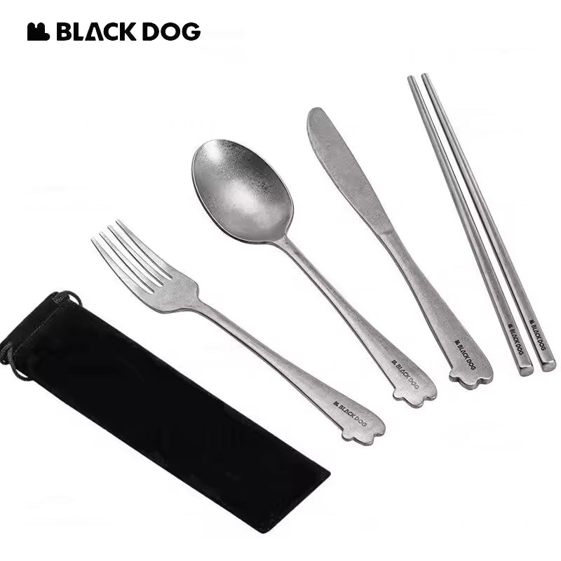 Blackdog Vintage Stainless Steel Tableware Set