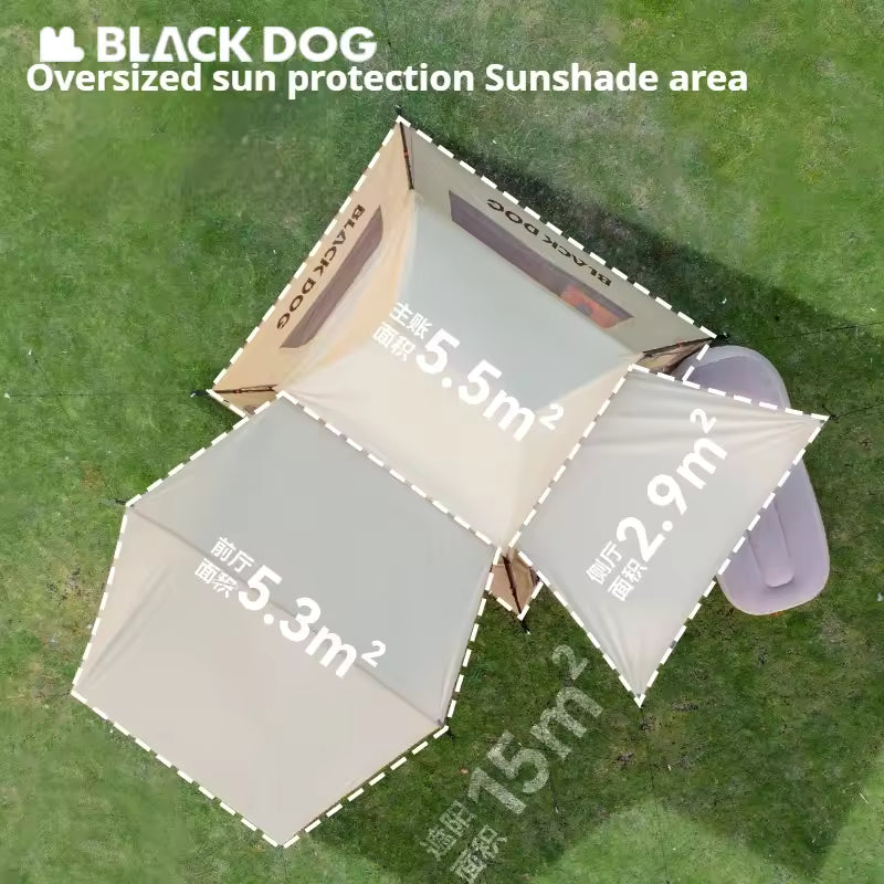 Blackdog Mount Holiday 5.5 Quick-Opening Cabin Tent
