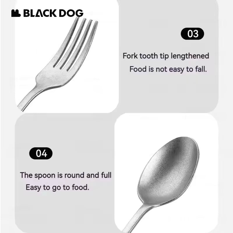 Blackdog Vintage Stainless Steel Tableware Set