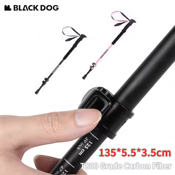 Blackdog Guangyi 3ES Carbon Telescopic Trekking Pole