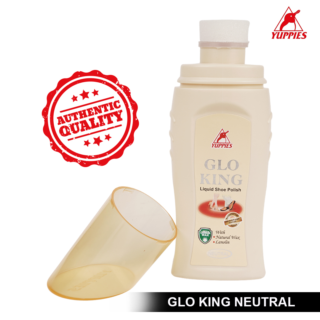 Yuppies Glo-king Liquid Shoe Polish 75ml