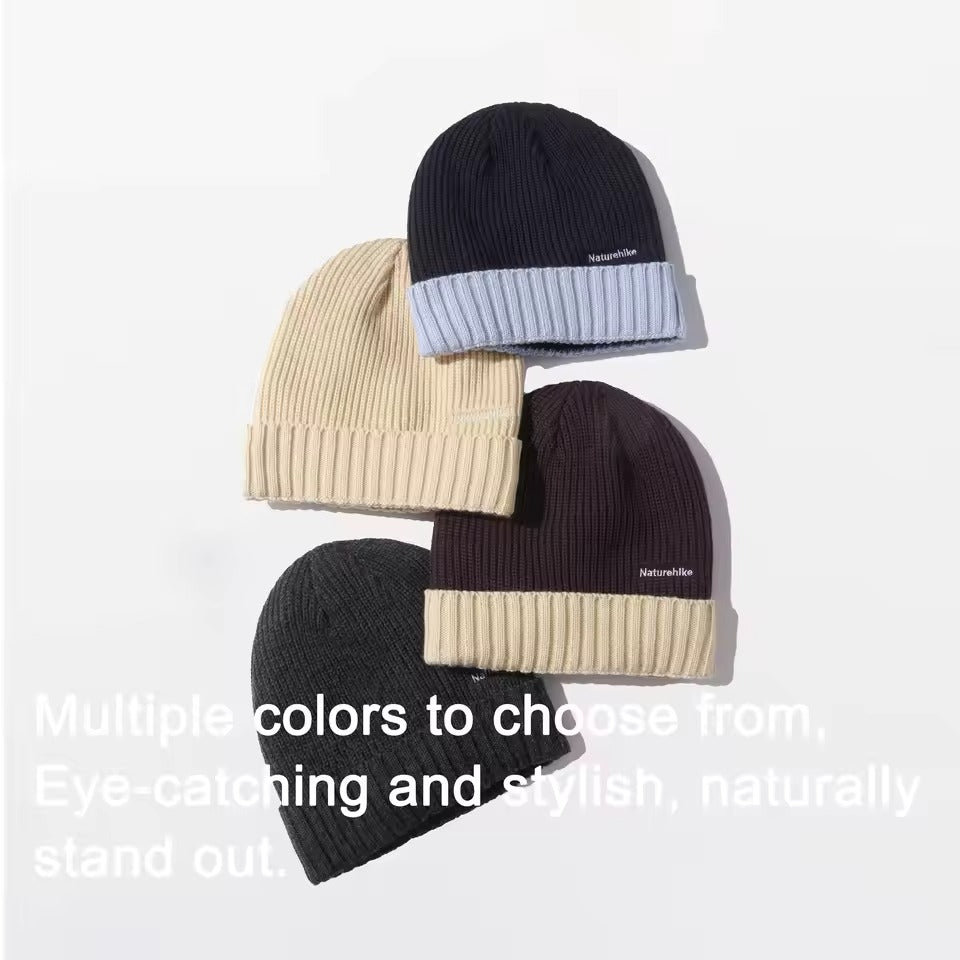 Naturehike Turn-Up Wool-Blend Knitted Cap – Dark Grey
