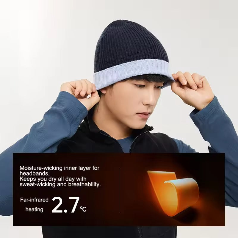 Naturehike Turn-Up Wool-Blend Knitted Cap – Dark Grey