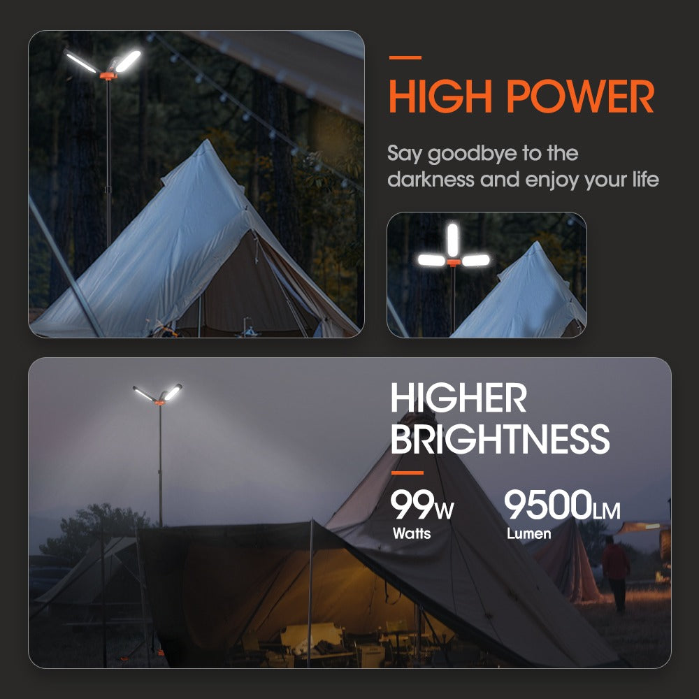 Conpex High Power Multifunction Camping /Work Light 9500 Lumens