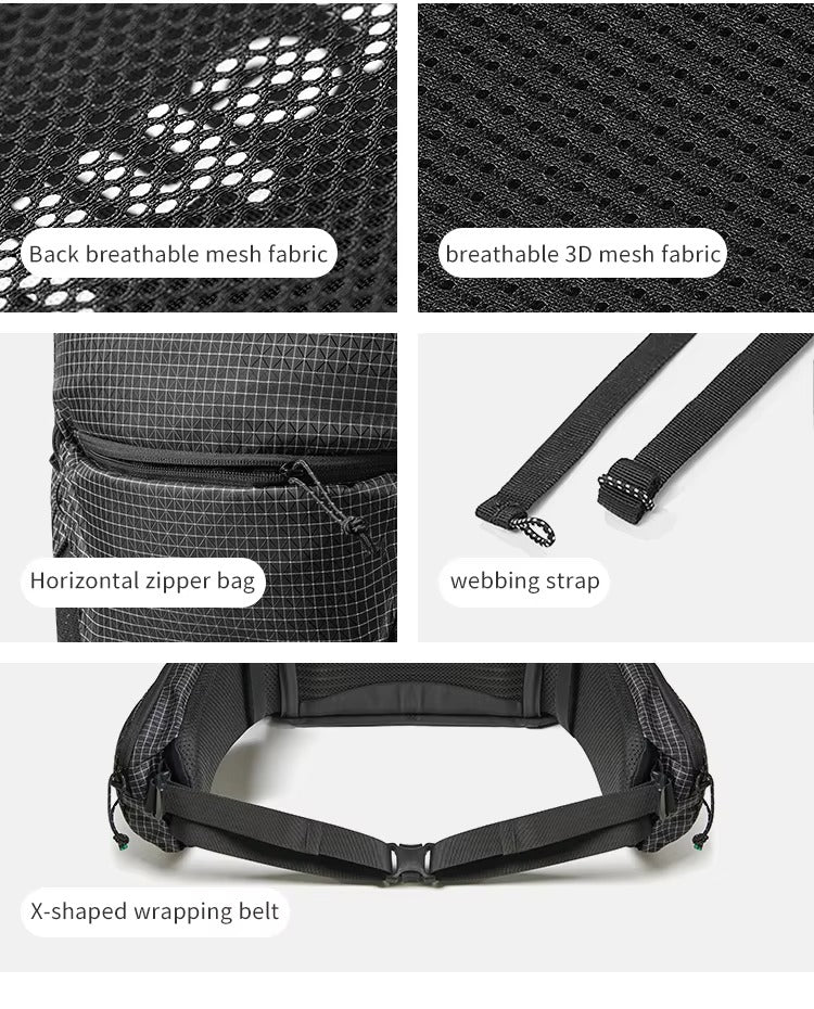 Naturehike Rock 2.0 Hiking Backpack 30L – Black
