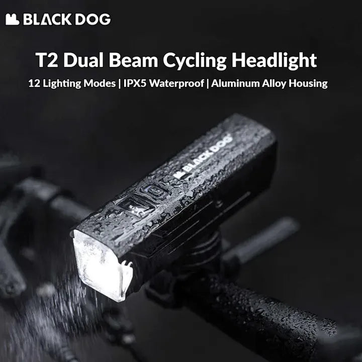 Blackdog Supporting Light T2 Dual Light Bicycle Front Lamp