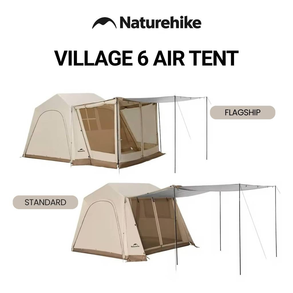 Naturehike Village 6.0 Air Inflatable Tent – Quicksand Gold