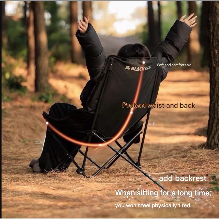 Blackdog Floating Moon UC Adjustable Folding Lounge Chair w/ Cotton