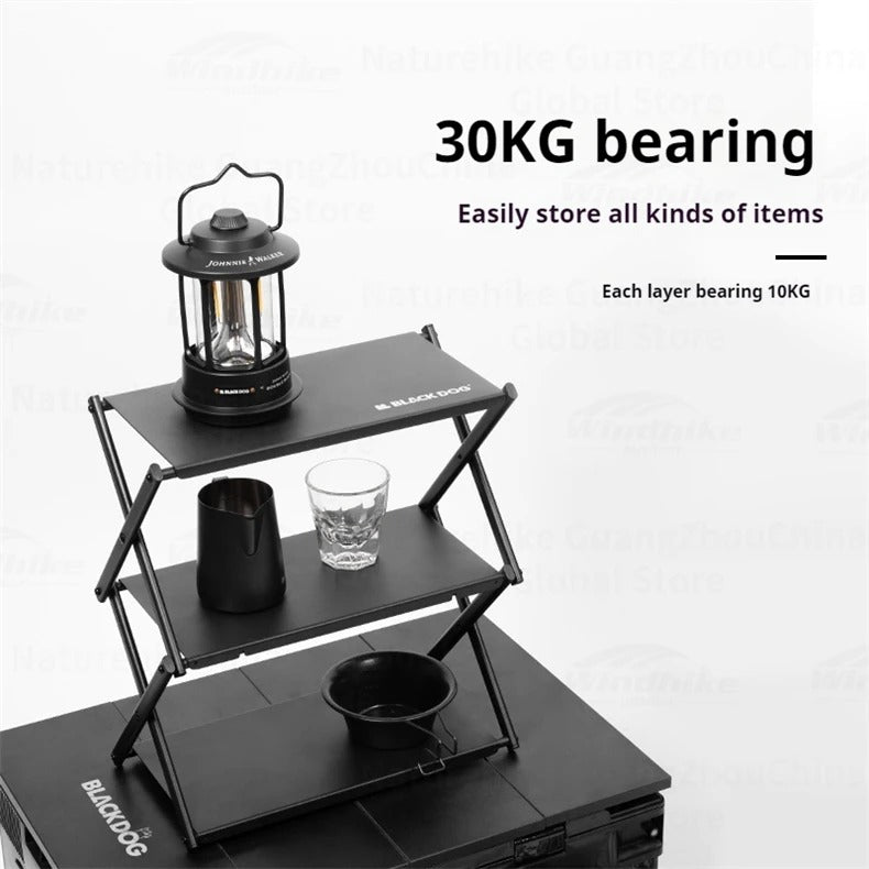 Blackdog 3 Layer Desktop Folding Storage Rack