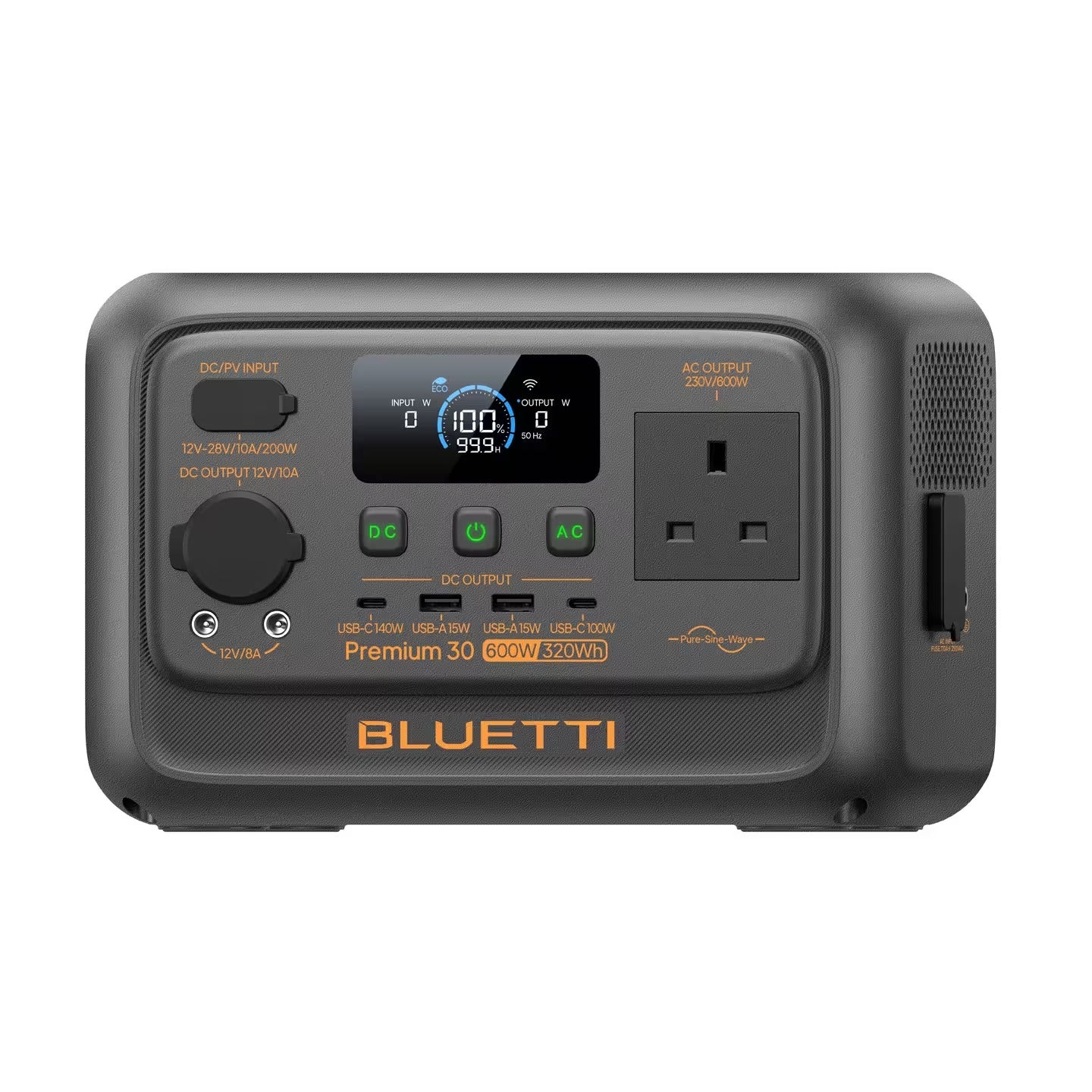 Bluetti Premium 30 V2 (UPS) Portable Power Station 600W/320Wh