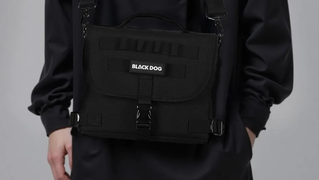 Blackdog Black Legend Message Bag