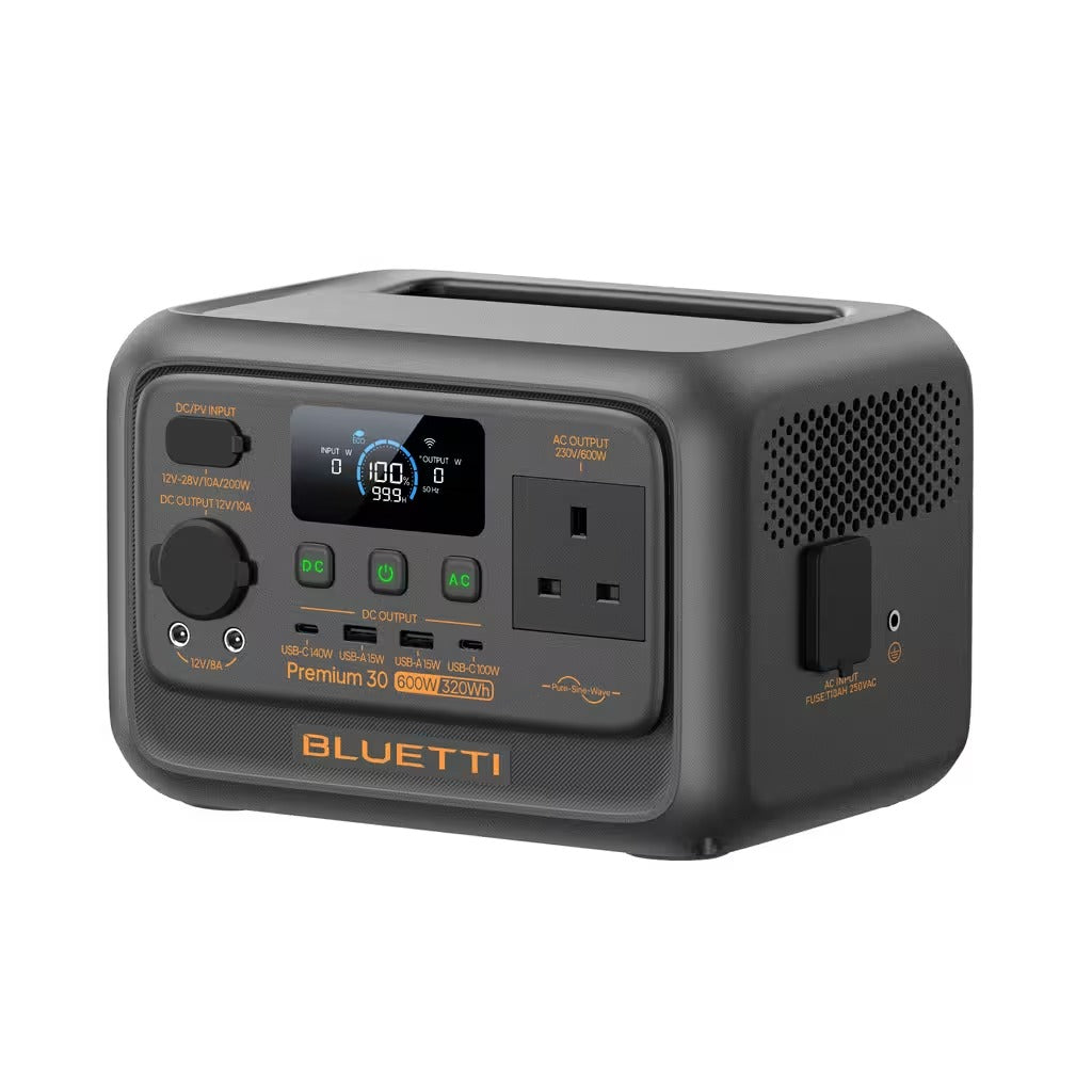 Bluetti Premium 30 V2 (UPS) Portable Power Station 600W/320Wh