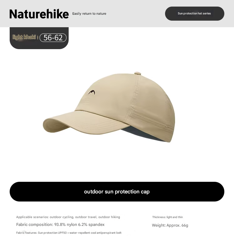 Naturehike Outdoor Breathable & Water-repellent Cap