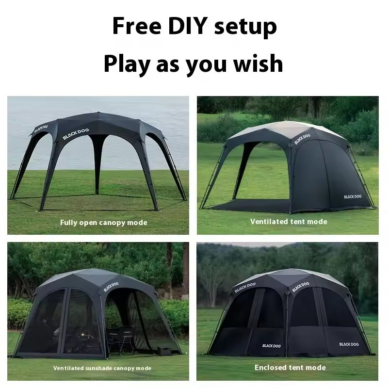 Blackdog Star Dome Pentagon Quick Open Dome Canopy & Accessories