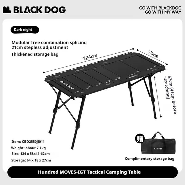 Blackdog Hundred Style Moves IGT Tactical Camping Table