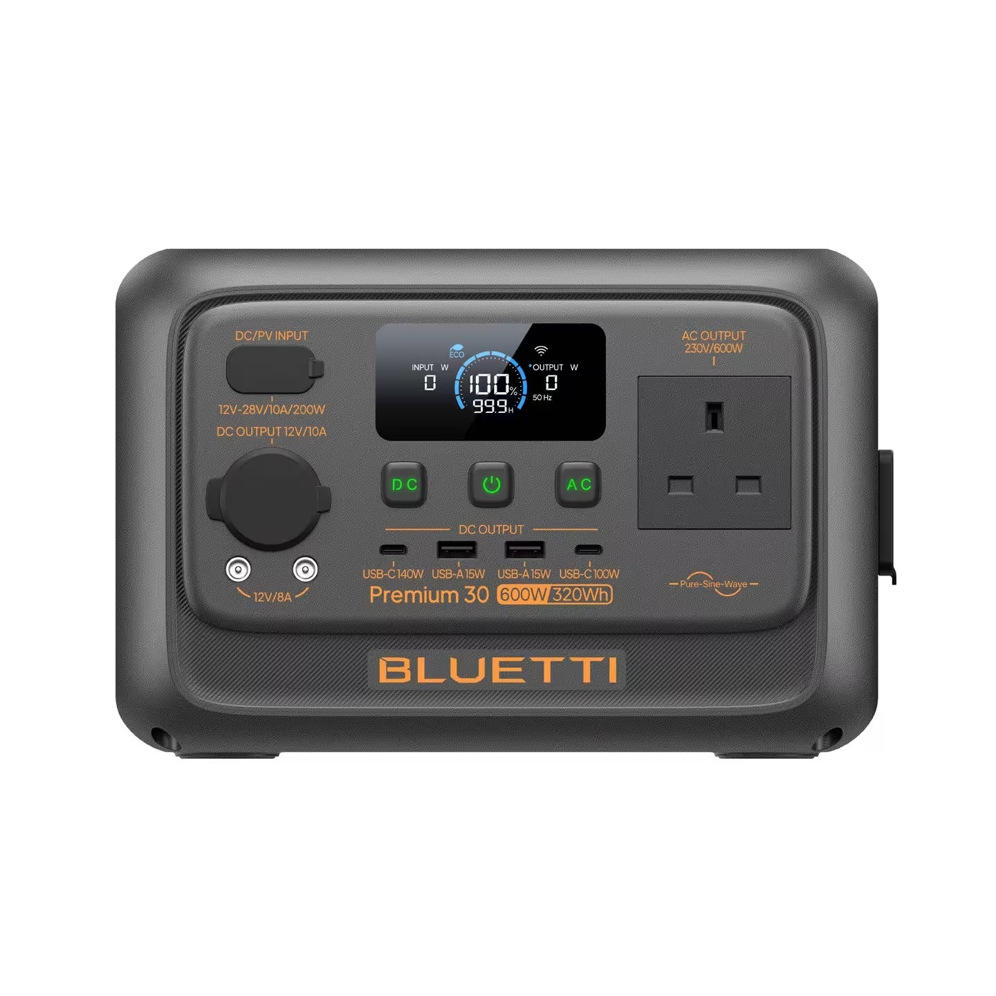 Bluetti Premium 30 V2 (UPS) Portable Power Station 600W/320Wh