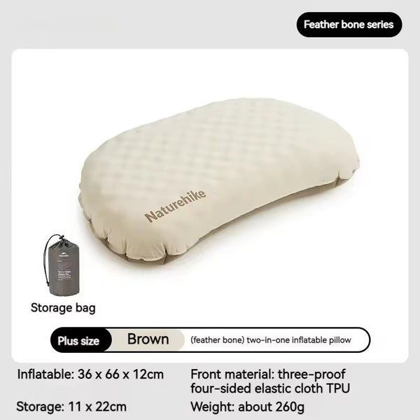 Naturehike 2-In-1 3D Sponge Air Pillow