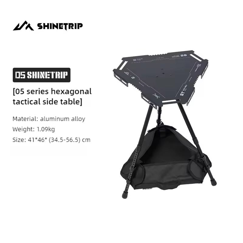 ShineTrip Hexagonal Tactical Side Table