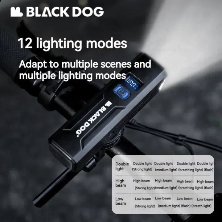 Blackdog Supporting Light T2 Dual Light Bicycle Front Lamp
