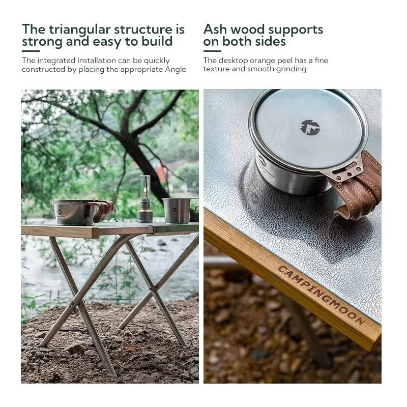 Campingmoon Bonfire Foldable Table