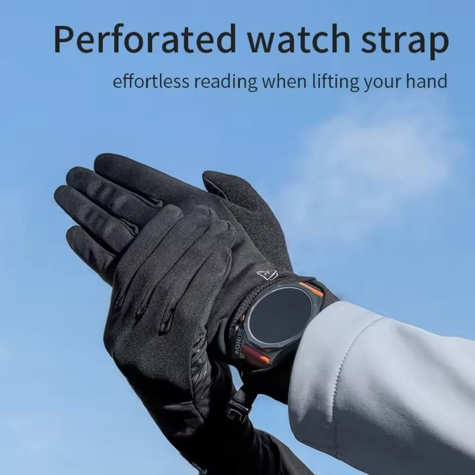 AONIJIE  Warm Winter Touchscreen Breathable Gloves-M62 Black