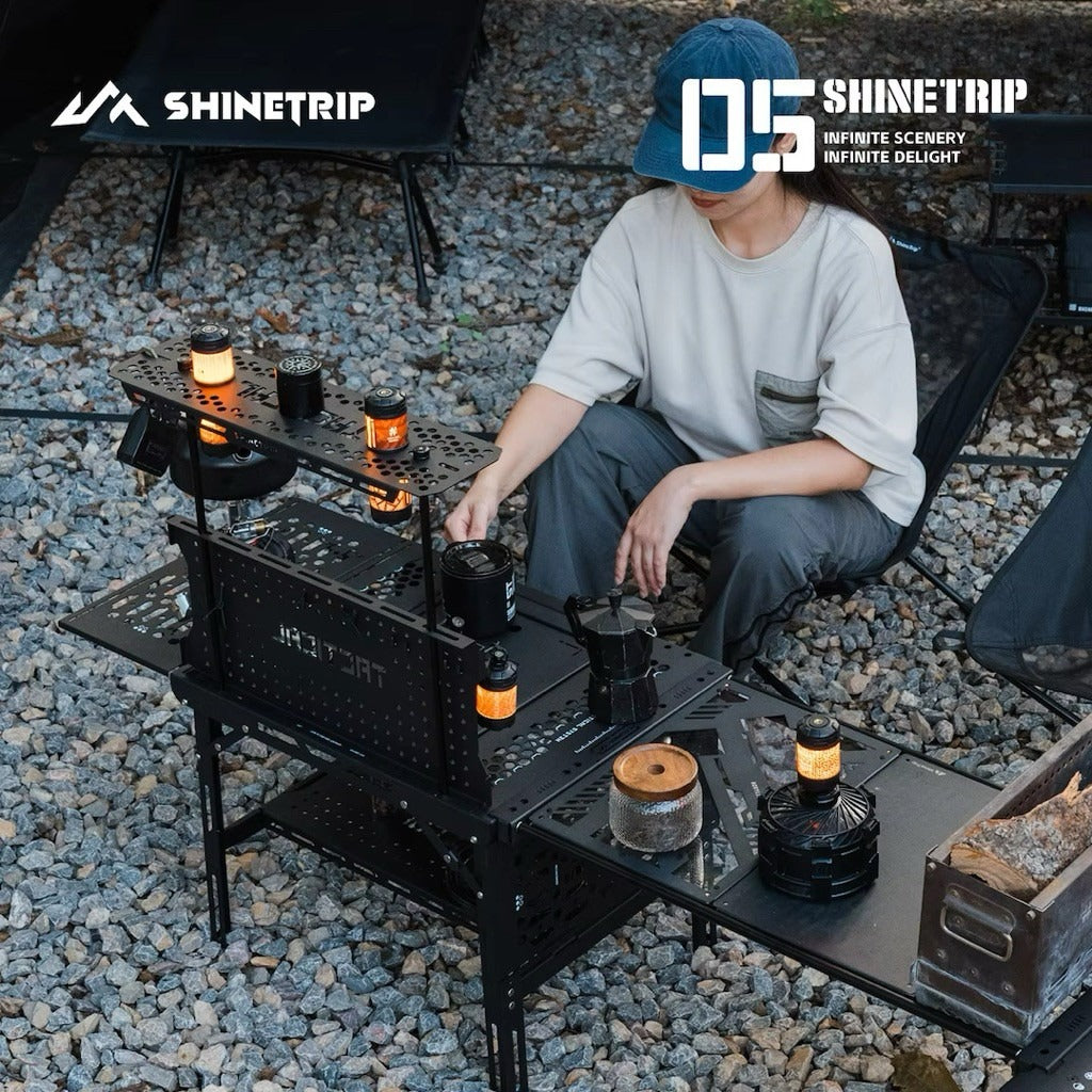 ShineTrip Darkwing Tactical Folding Table w/ Accessories