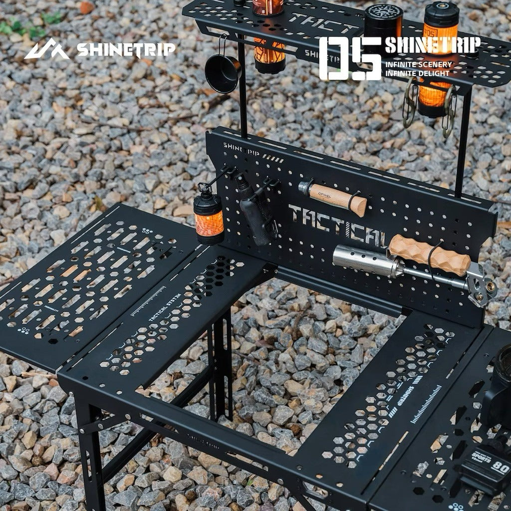 ShineTrip Darkwing Tactical Folding Table w/ Accessories