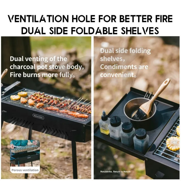 Naturehike Moyan Multifunctional Vertical Barbecue Grill Rack