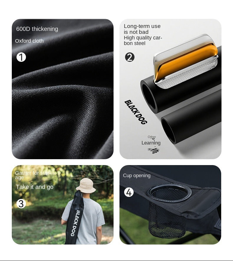 Blackdog Zen Chair Folding Armrest Chair