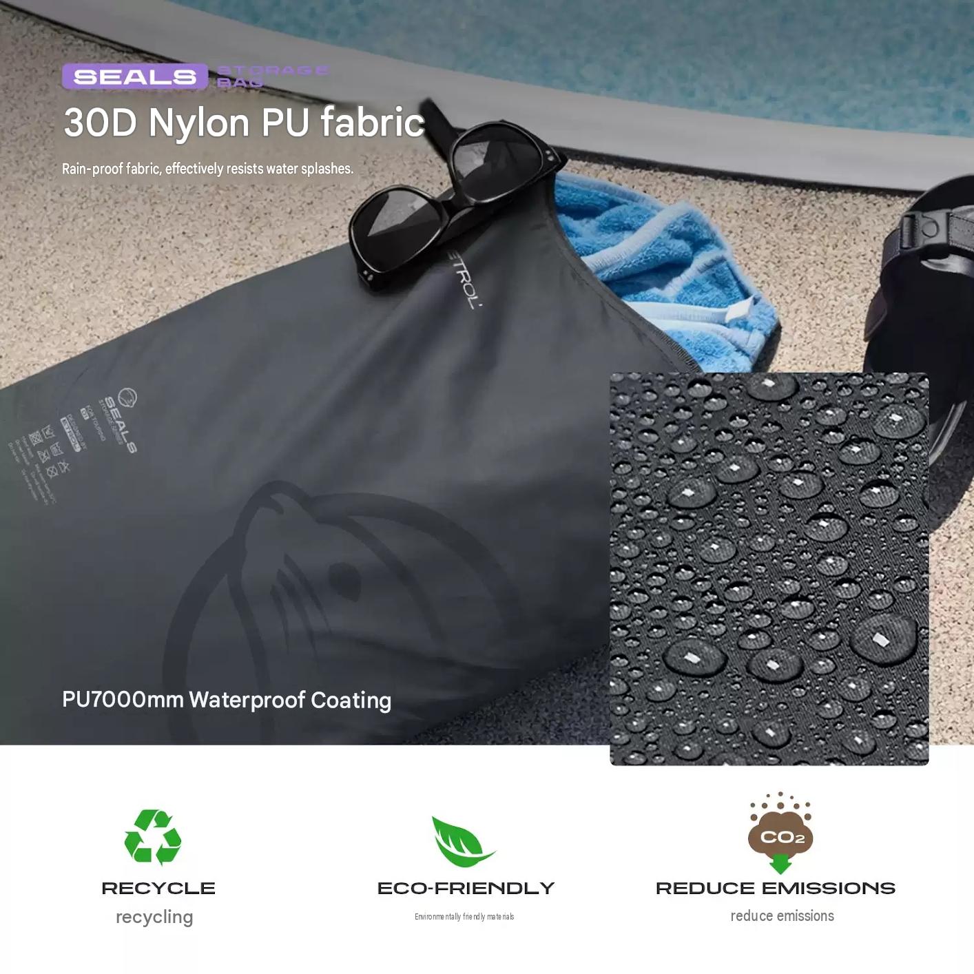 Etrol Vertical Nylon Storage Bag