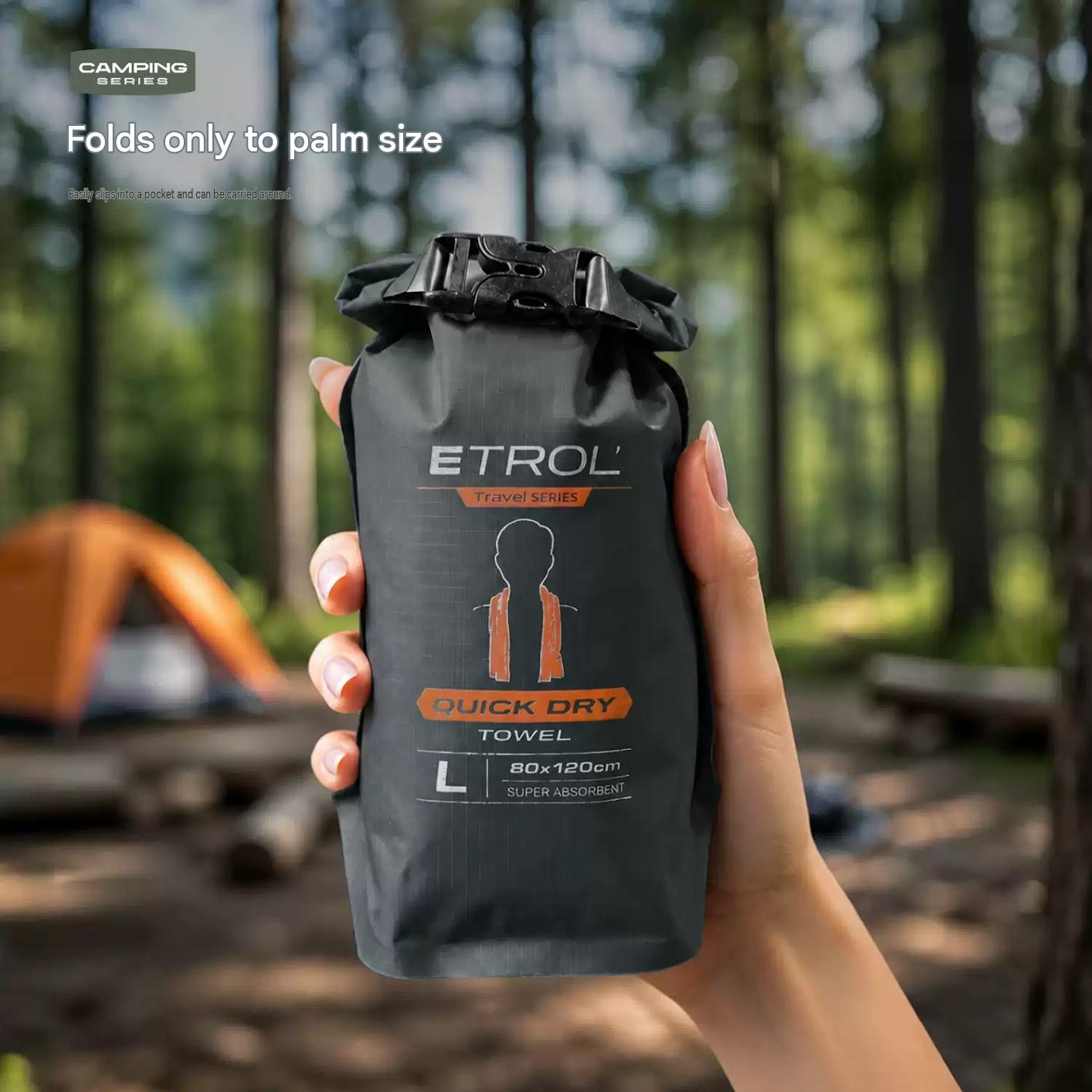 Etrol Quick Dry Towel w/ Dry Pouch