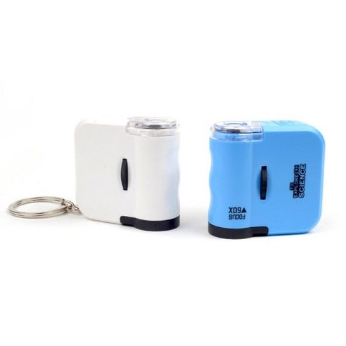 Munkees Mini Microscope Keychain w/ Light