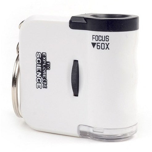 Munkees Mini Microscope Keychain w/ Light