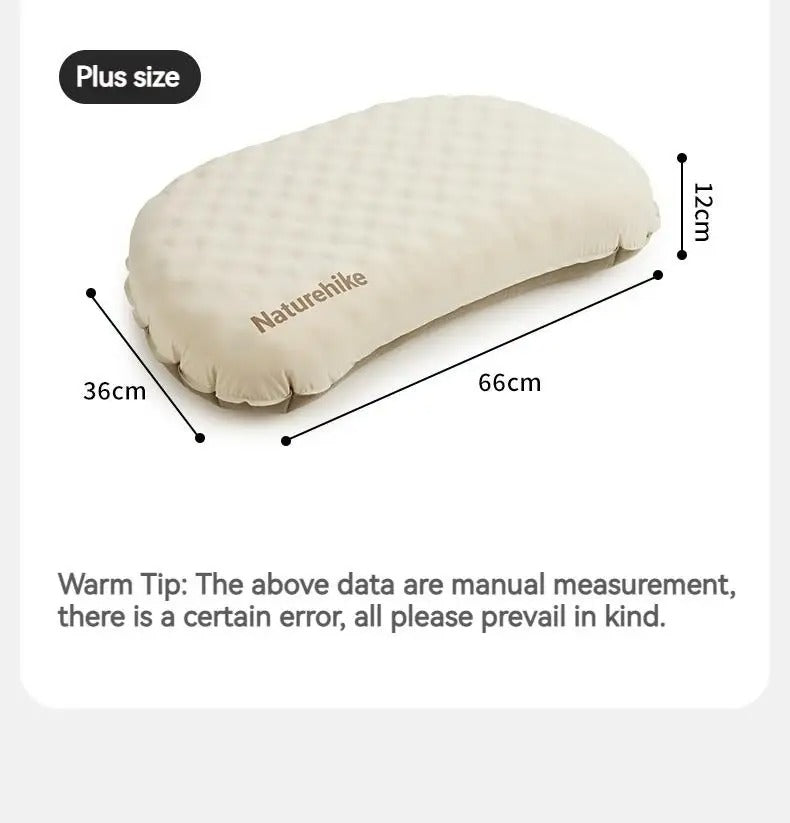 Naturehike 2-In-1 3D Sponge Air Pillow