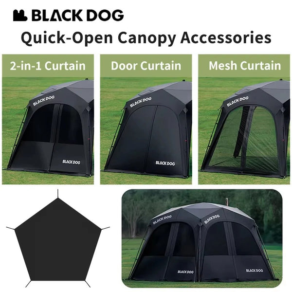 Blackdog Star Dome Pentagon Quick Open Dome Canopy & Accessories