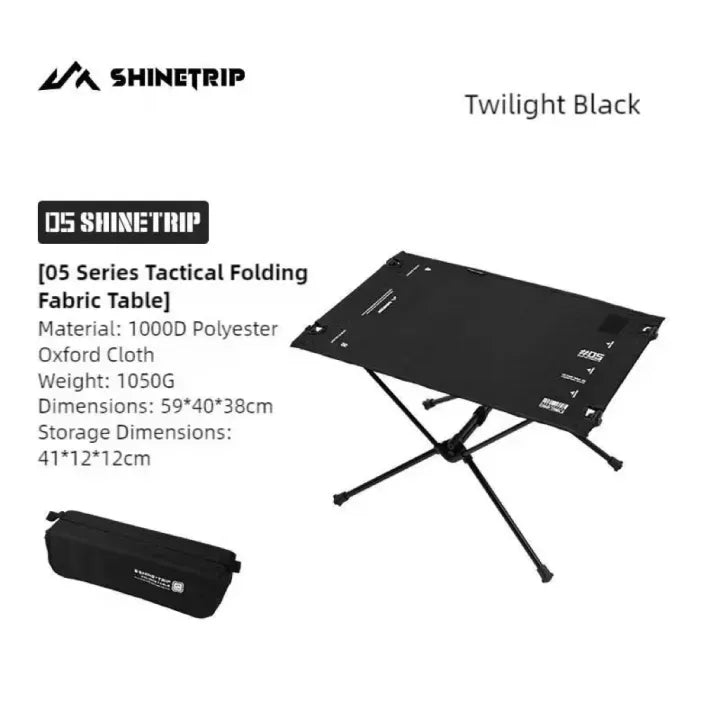 ShineTrip Tactical Folding Table