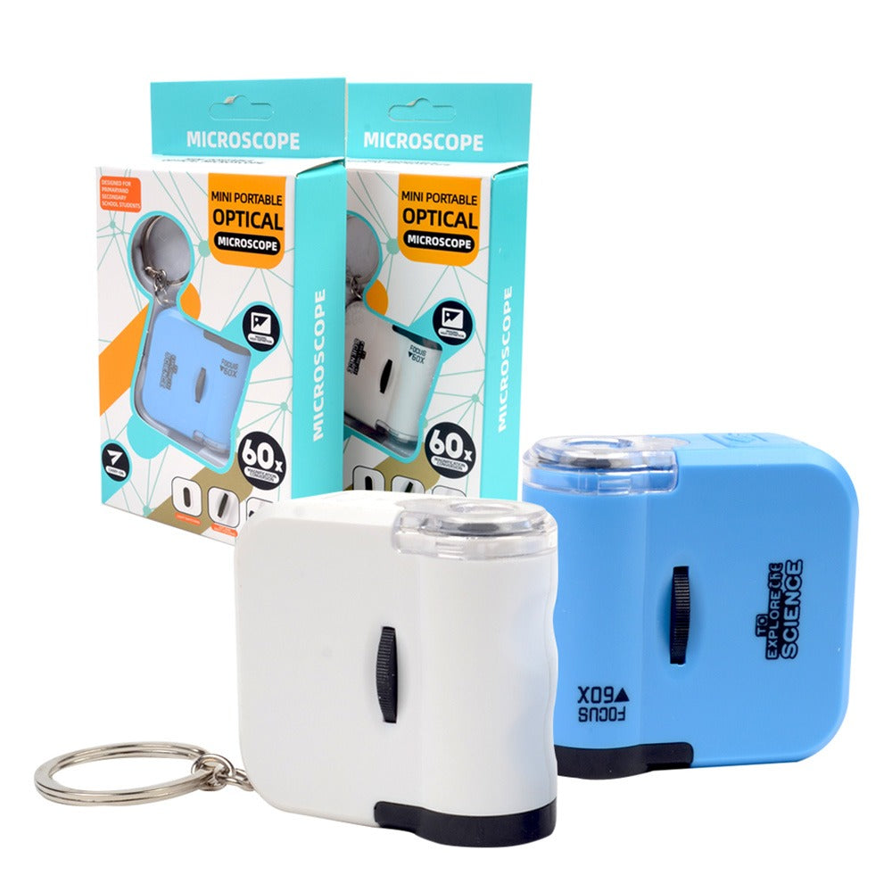 Munkees Mini Microscope Keychain w/ Light
