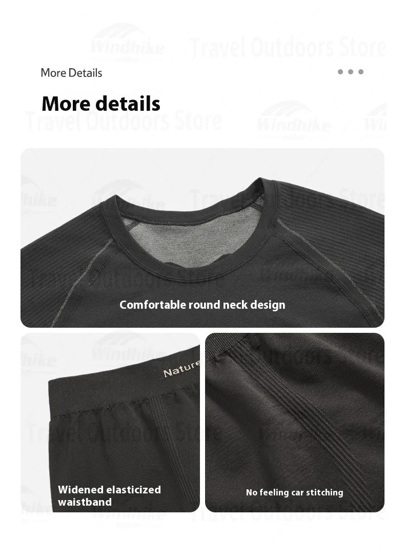 Naturehike Men's Quick Drying Thermal Underwear Set