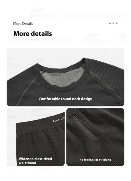 Naturehike Men's Quick Drying Thermal Underwear Set