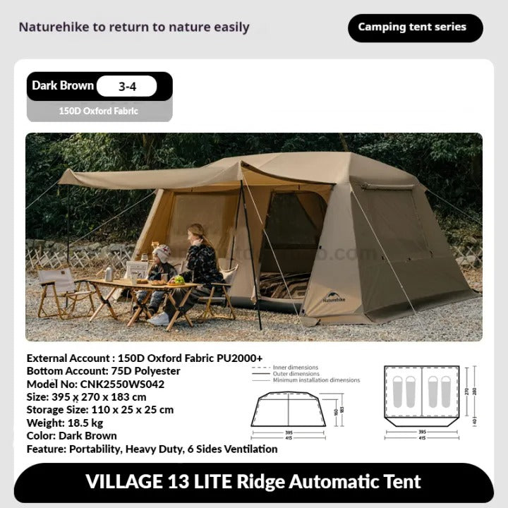 Naturehike Village 13 Automatic Tent Lite
