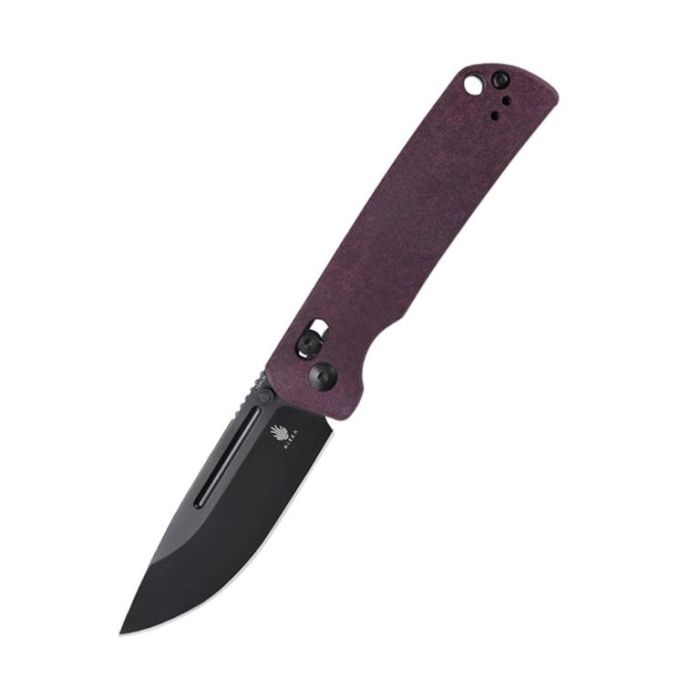 KIZER Escort 154cm Blade Redstone & Steel Liner 3.3"