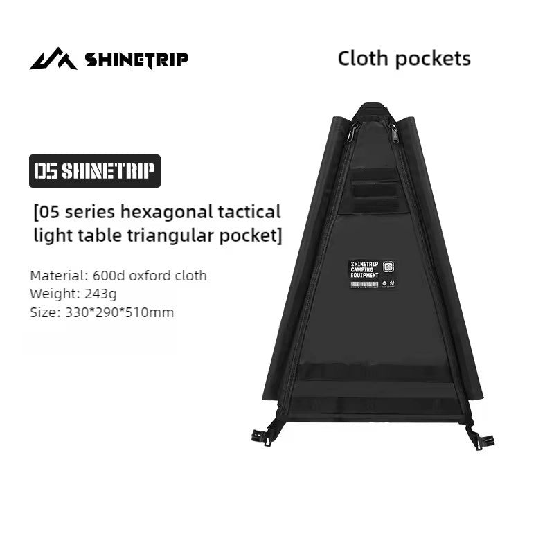 ShineTrip Hexagonal Tactical Light Table w/ Cloth Pocket